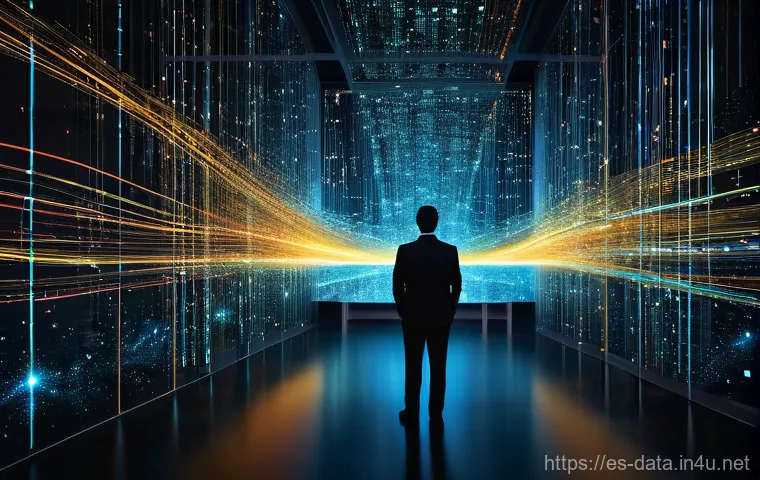 데이터사이언스 데이터 거버넌스 - **Prompt 1: The Symphony of Data Transformation**
"A stunning, intricate digital artwork depicti...